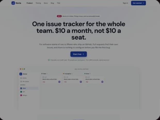 Kevta – Task & Board Management Platform screenshot